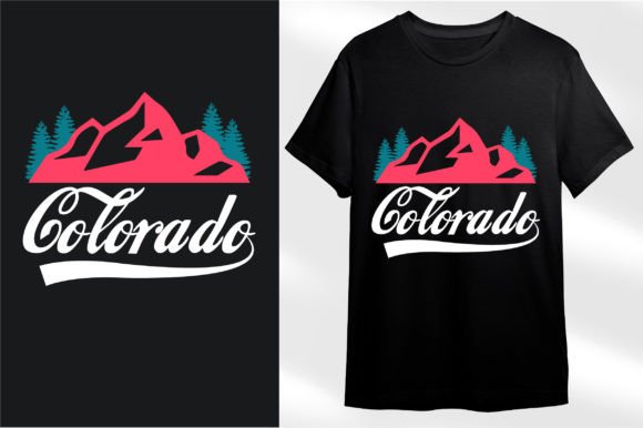 Colorado Graphics: A T-Shirt Design Asset for Real Projects