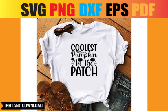 Coolest Pumpkin in the Patch: Graphics & T-Shirt Designs for Publishers