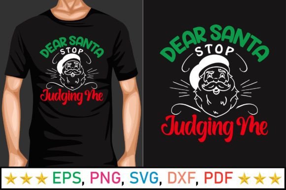 Dear Santa Stop Typography T-Shirt: A Designer's Review