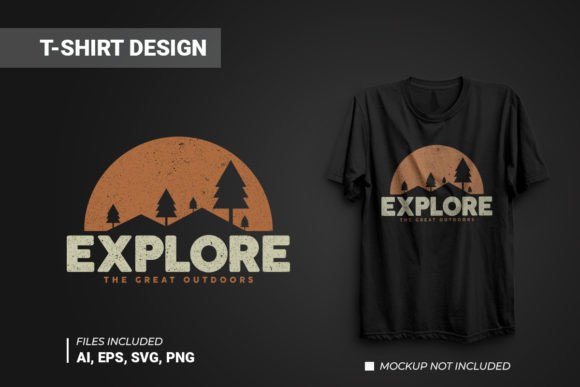 Explore Illustration T-shirt Design Graphics