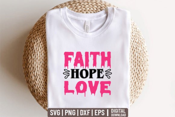 Faith Hope Love. Graphics & T-Shirt Designs Review