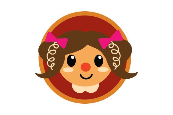 Gingerbread Woman - Sticker Crafts Christmas