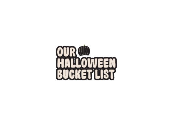 Halloween Crafts: Our Halloween Bucket List Sticker