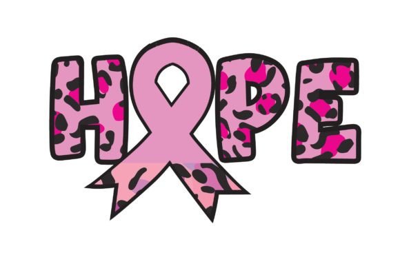 Hope - Breast Cancer Sublimation Design