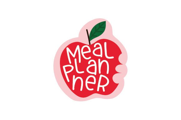 Meal Planner Sticker: A Crafts & Planner Brand Asset