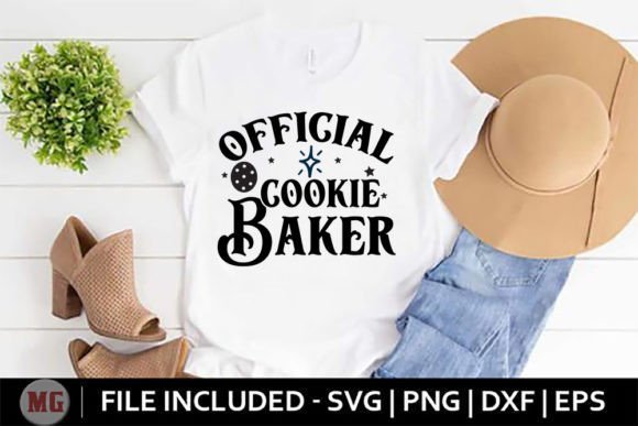 Official Cookie Baker Graphics & T-Shirt Designs